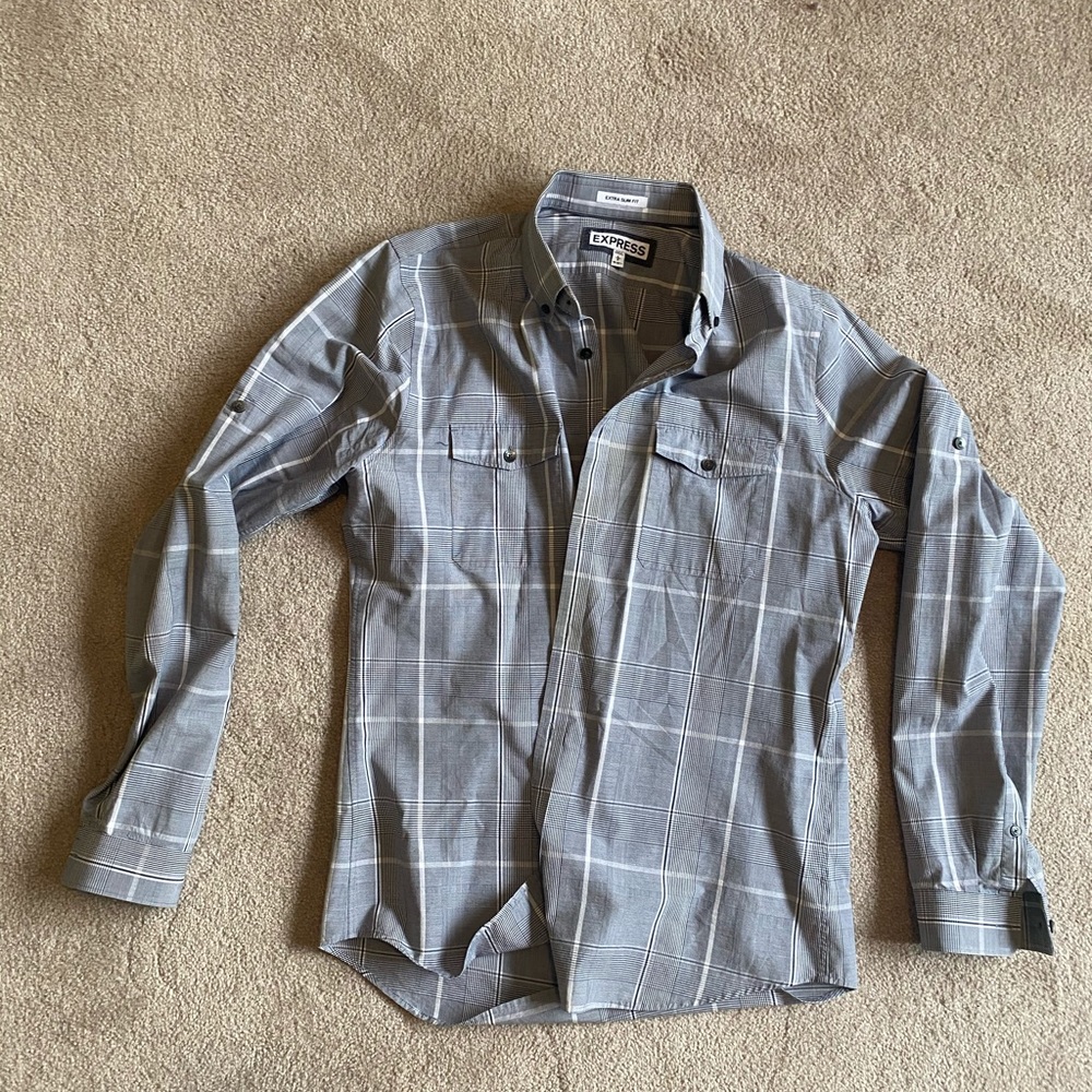 Express Extra-Slim Fit Button Down